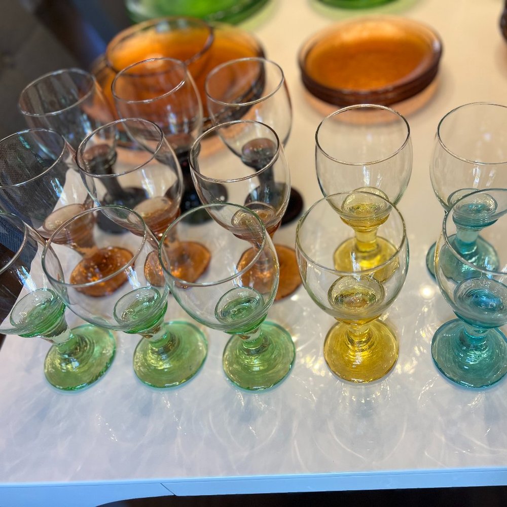 Fire & Light Dinnerware - Plate, bowls, glasses